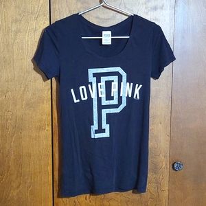 PINK black tee very soft